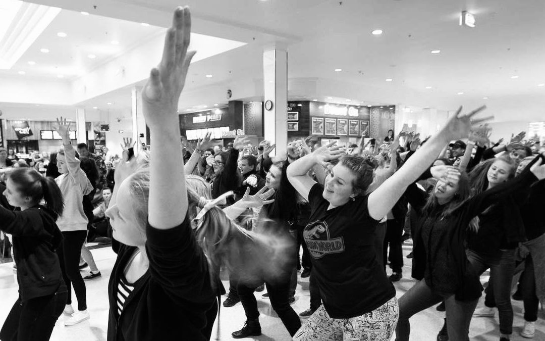 Flash mob takes over event for property investors